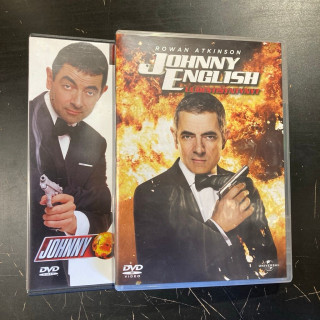 Johnny English 1-2 2DVD (VG+/M-) -komedia-